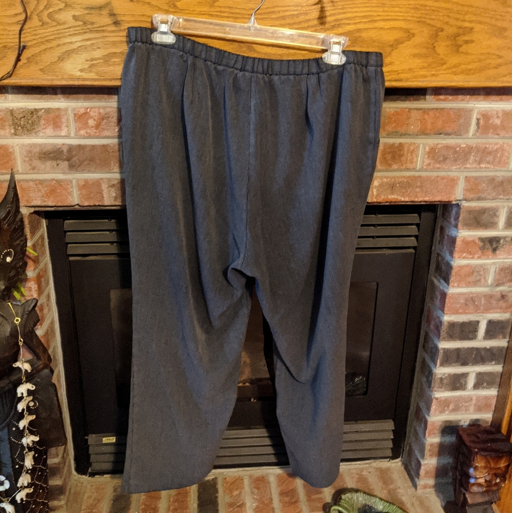 JM Collection elastic waist gray dress pants 24 - Picture 2 of 2